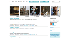 Desktop Screenshot of forum.drawmixpaint.com